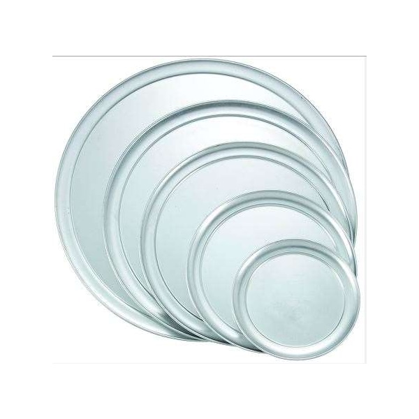 Winco Winco 12" Wide Rim Aluminum Pizza Tray APZT-12 - main